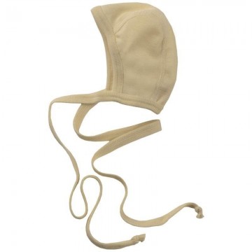 cuffietta in lana/seta ecrù 50/56 engel 