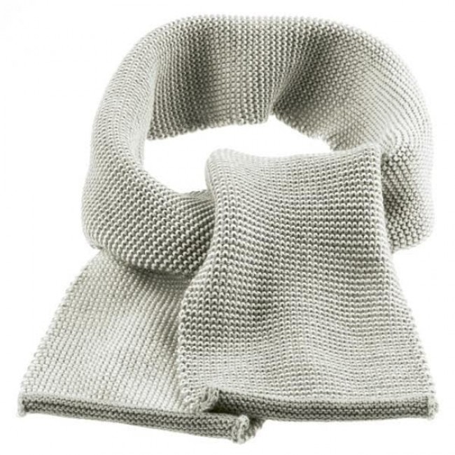 sciarpa lana merinos melange grigio melange taglia unica