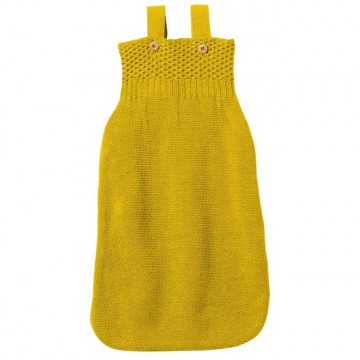 sacco nanna di lana merinos curry 65 cm 0-6 mesi circa misura 1