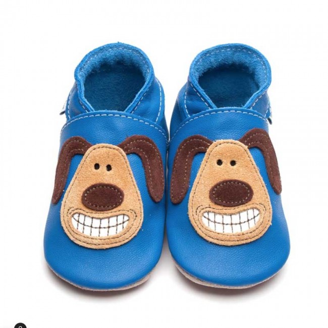 scarpine in pelle puppy blue 2-3 anni