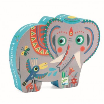 puzzle elefante asiatico 