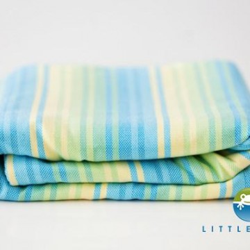 fascia porta bebè aventurine misto bamboo 4,6 mt tg 6 little frog 