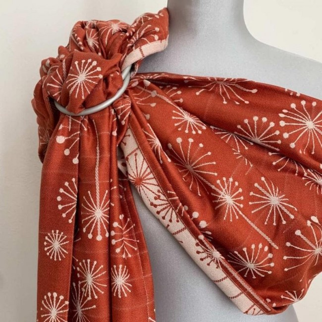 fascia portabebé ad anelli terra 