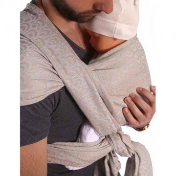 fascia porta bebé jacquard dune ciel 460 cm.