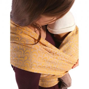 fascia porta bebé jacquard dune oro 460 cm.