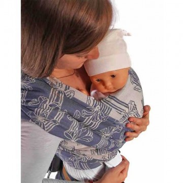 fascia porta bebé jacquard deauville vague 460 cm.