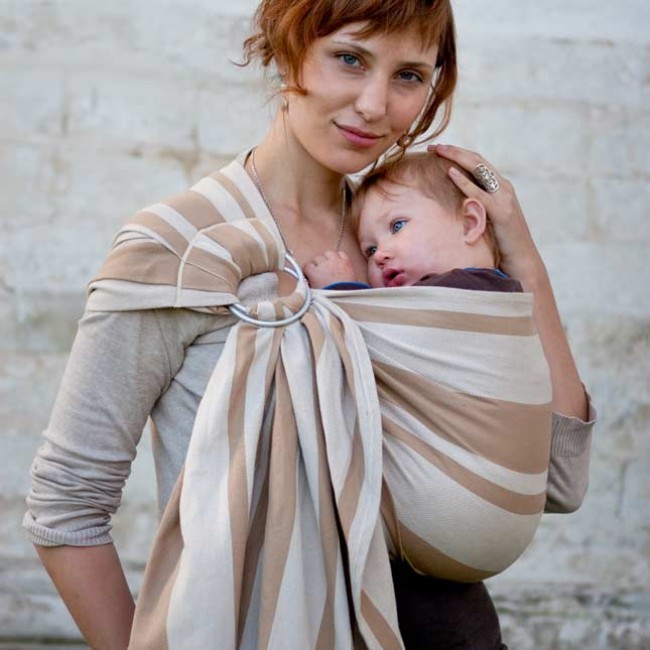 fascia porta bebé ad anelli noà© 