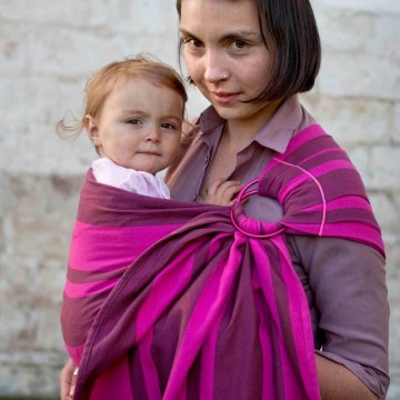 fascia porta bebé ad anelli margot 