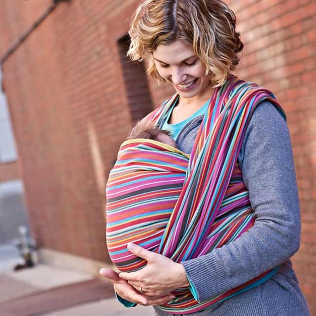 fascia porta bebémanon grise 520 cm.