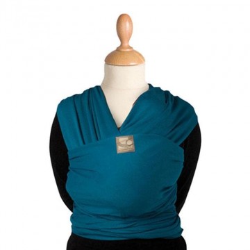 fascia porta bebè tricot slen - petrol 