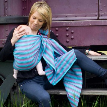 fascia porta bebé ad anelli louis 