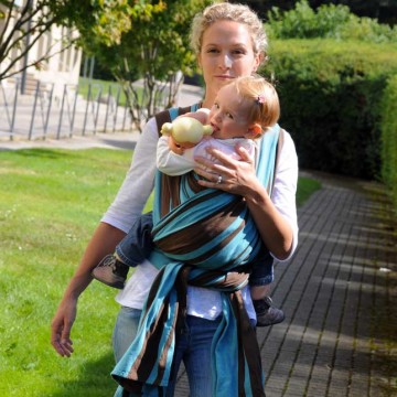 fascia porta bebé simon 410 cm.