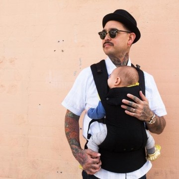 gemini organic black marsupio ergonomico 