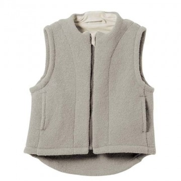 gilet lana cotta grigio 122/128