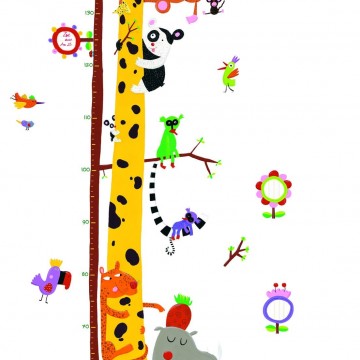 metro sticker adesivo - animali amazzonia 