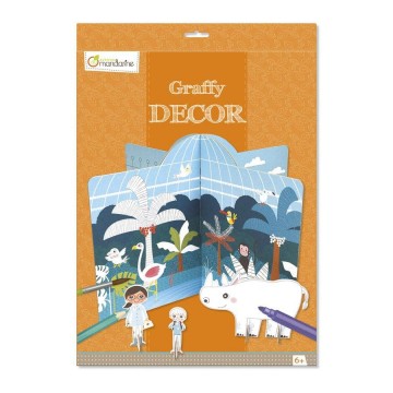 pannelli zoo da colorare  avenue mandarine 