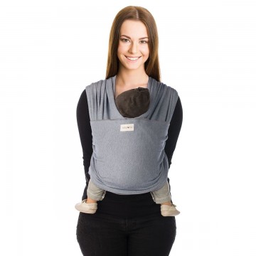 fascia portabebè tricot slen design - jeans design 