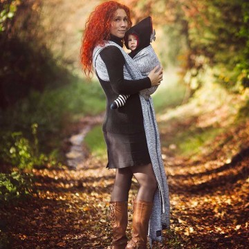 fascia porta bebè jacquard monocrome 300 460 cm.