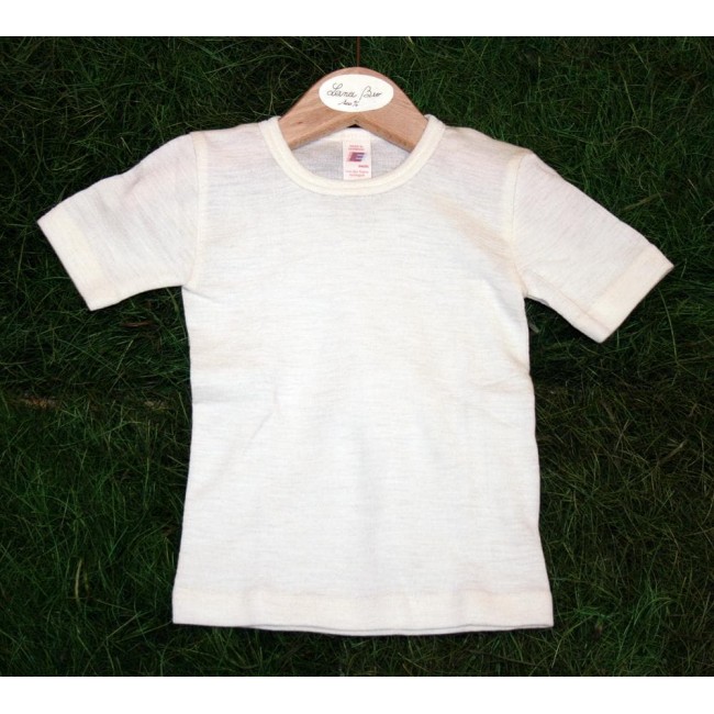 maglia manica corta in lana 128