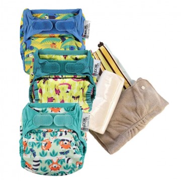 kit prova pannolini lavabili popin fantasia - tutto in due ai2 maschietto