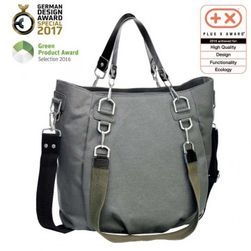 borsa fasciatoio mix'n match antracite 