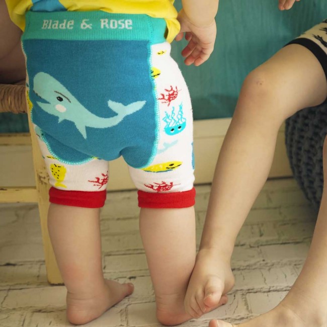 leggins corti oceano 0-6 mesi