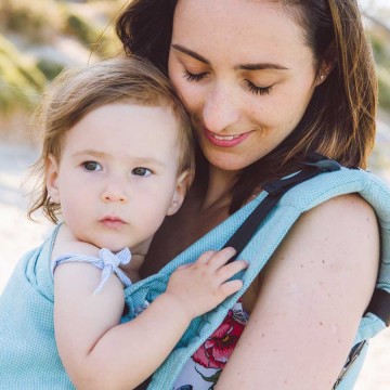 marsupio regolabile flex - turquoise 