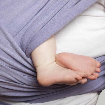 fascia porta bebè  lavanda 