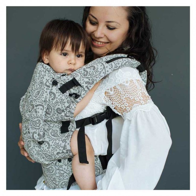 marsupio regolabile toddler size efes paisley hazel light 