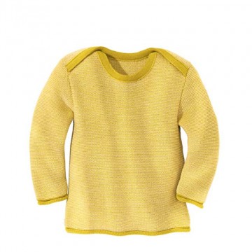 maglione lana merinos melange ocra melange 86/92 cm.