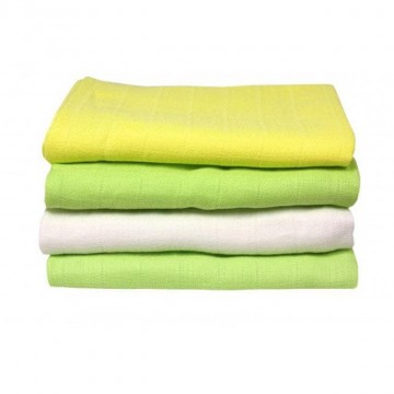 muslin di cotone bio kiwi 