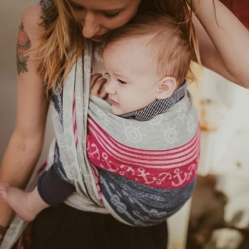 fascia portabebè naval baltica 460 cm.