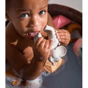 elefante nelly massaggia gengive 