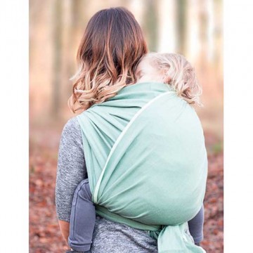 fascia porta bebé - vert ment 410 cm.