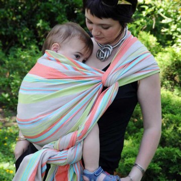 fascia porta bebé - maya 410 cm.