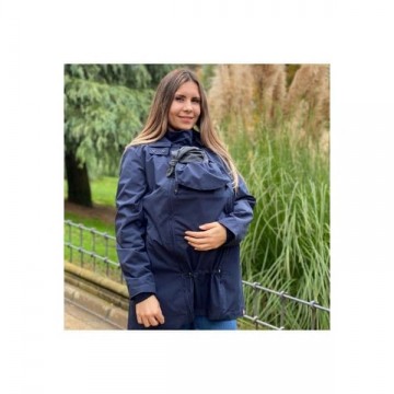 giacca a vento impermeabile maternità e per portare numbat go blu navy 2xl