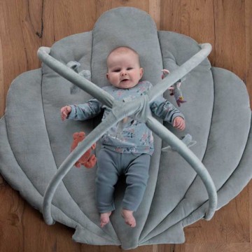 palestrina con tappeto sensoriale soffice verde 