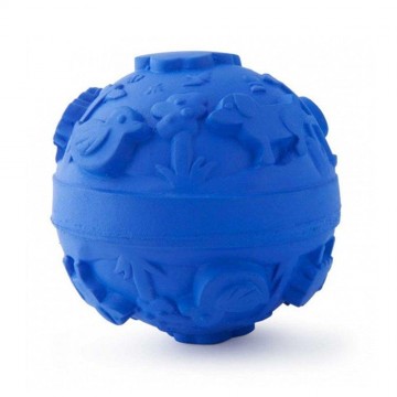 palla mondo in lattice blu