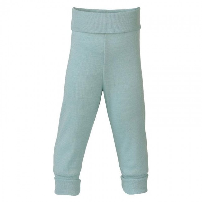 pantaloncino in lana e seta azzurro 50/56