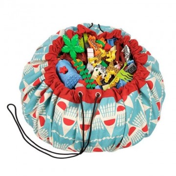 Sacco portagiochi  e Tappeto 2 in 1 - Play&Go 