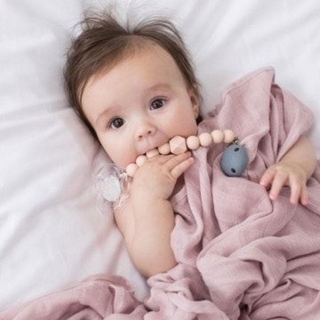 portaciuccio in silicone pink 