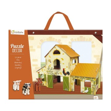 puzzle 3d il fattoria 