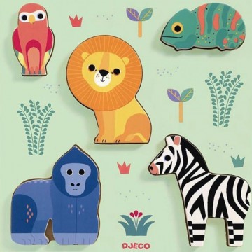 puzzle animali esotici emilion 