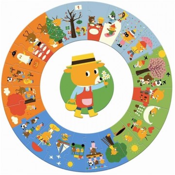 puzzle gigante un anno e le stagioni 