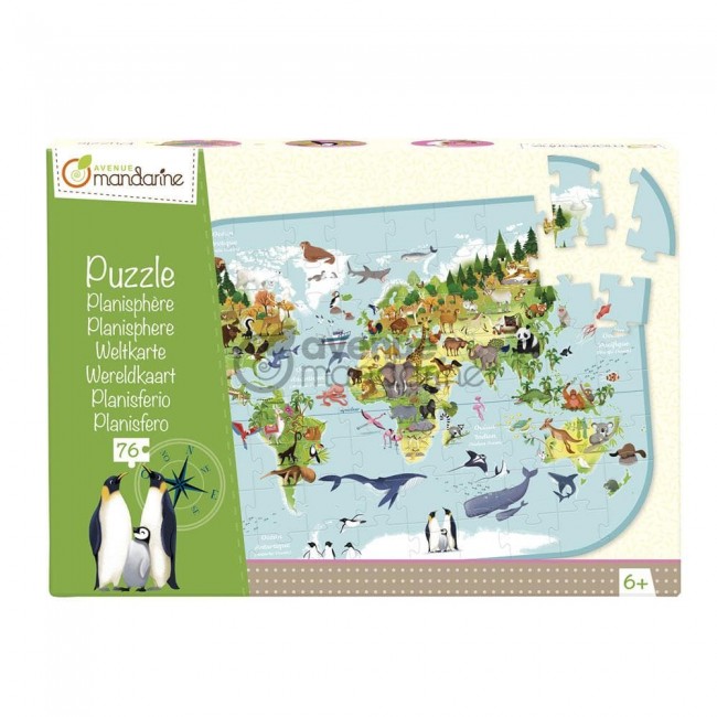 puzzle planisfero 