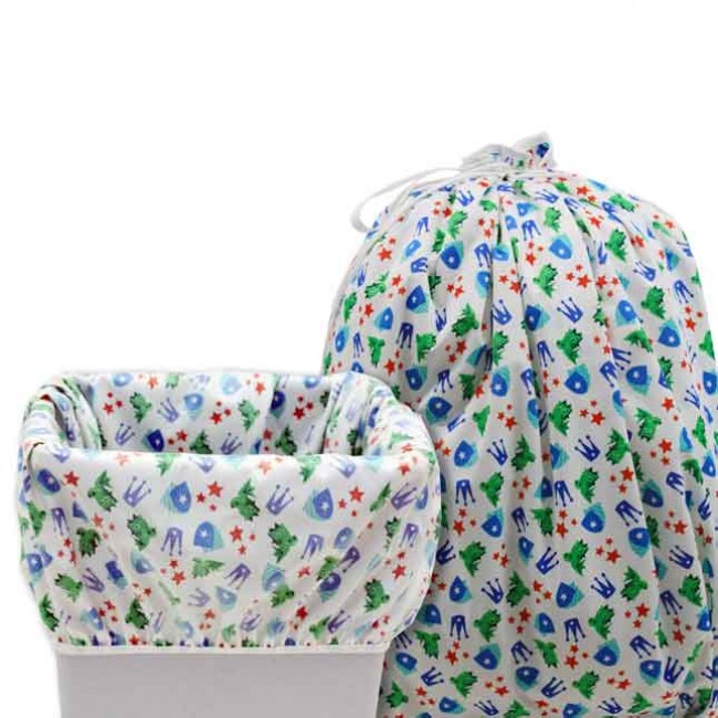 sacca porta pannolini per secchio magic dragon 