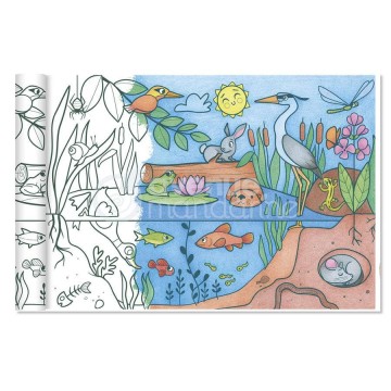 rullo da colorare ecosistema 