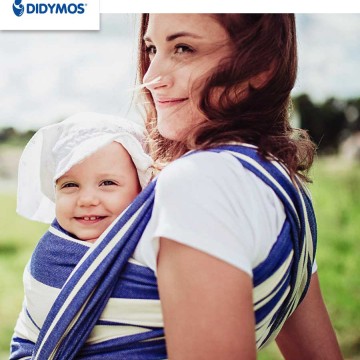 fascia standard bianco blu 470 cm.