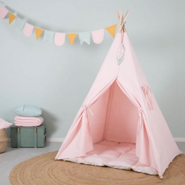 tenda teepee rosa 