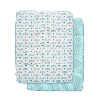 trapunta morbida elefanti blu 